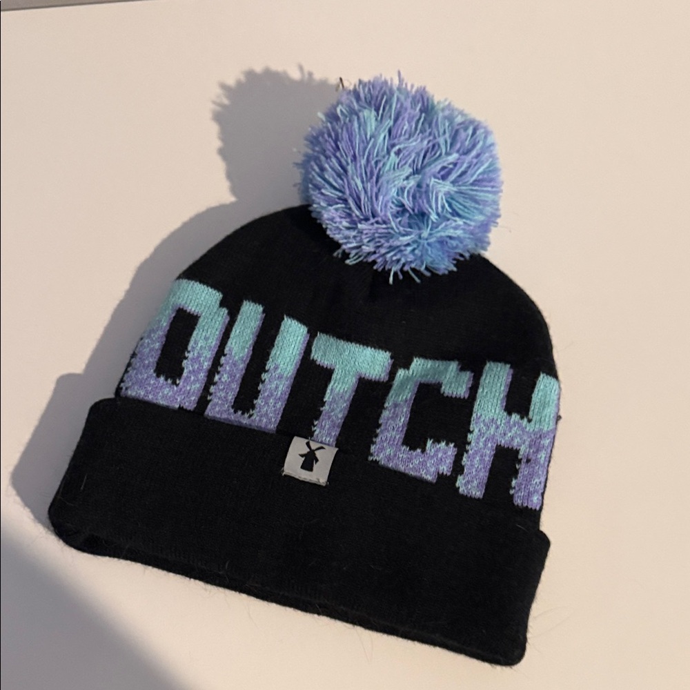 Dutch bros Pom Pom beanie